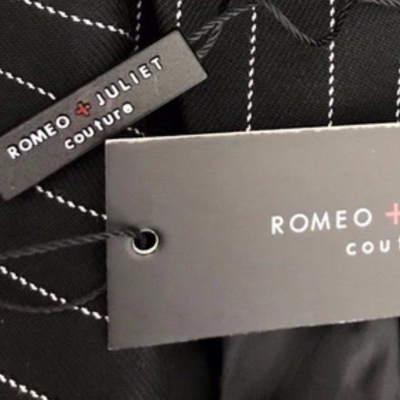 NWT ROMEO JULIET Pinstriped Double Breasted Blazer size M - Picture 6 of 10